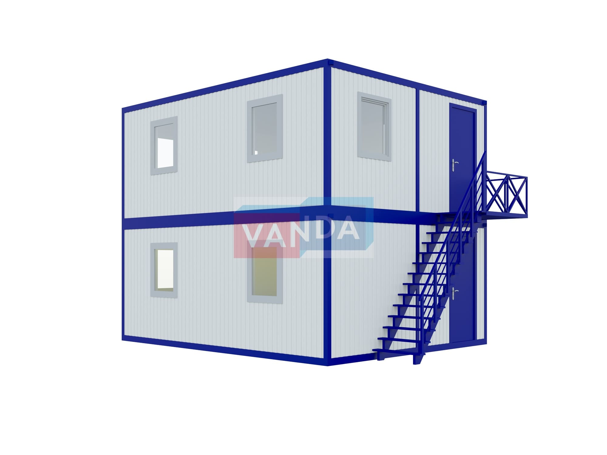 Проект офисного здания 4.8x6.0 ЛДСП